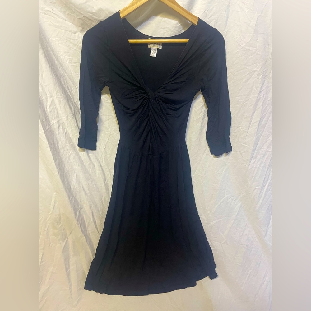 Anthropologie Lolly black dress size xs NWT